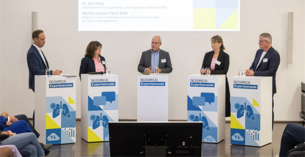 Tagesspiegel Expertenrunde Thomas Trappe, Martina Stamm-Fibich, Dr. Jens Becker, Dr. Siiri Doka, Prof. Dr. Torsten Bauer